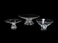 A Group of Steuben Glass Dining Articles