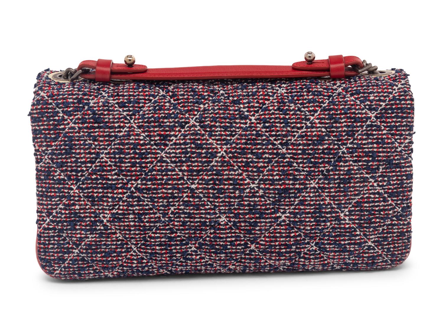 CHANEL, TWEED FLAP BAG
