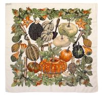 An Hermes 100cm Silk Cashmere Scarf, 39" x 39".
