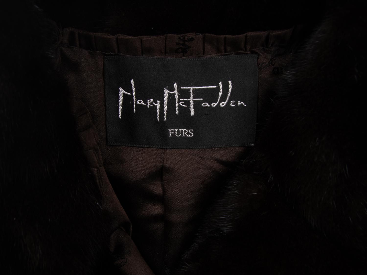 Mary McFadden Mink Coat