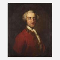 Attributed to William Hogarth (British, 1697–1764) Portrait of a Gentleman, Bust Length, Possibly Lord Menck