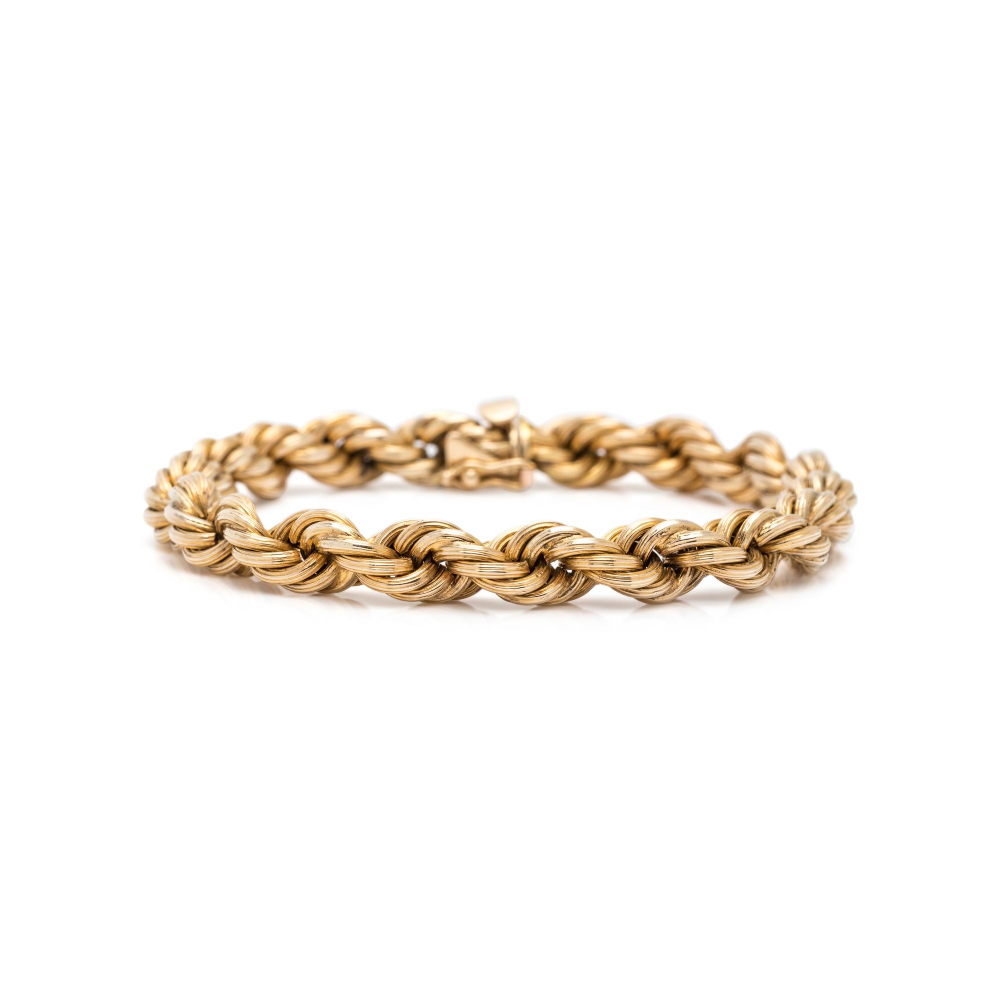 YELLOW GOLD BRACELET