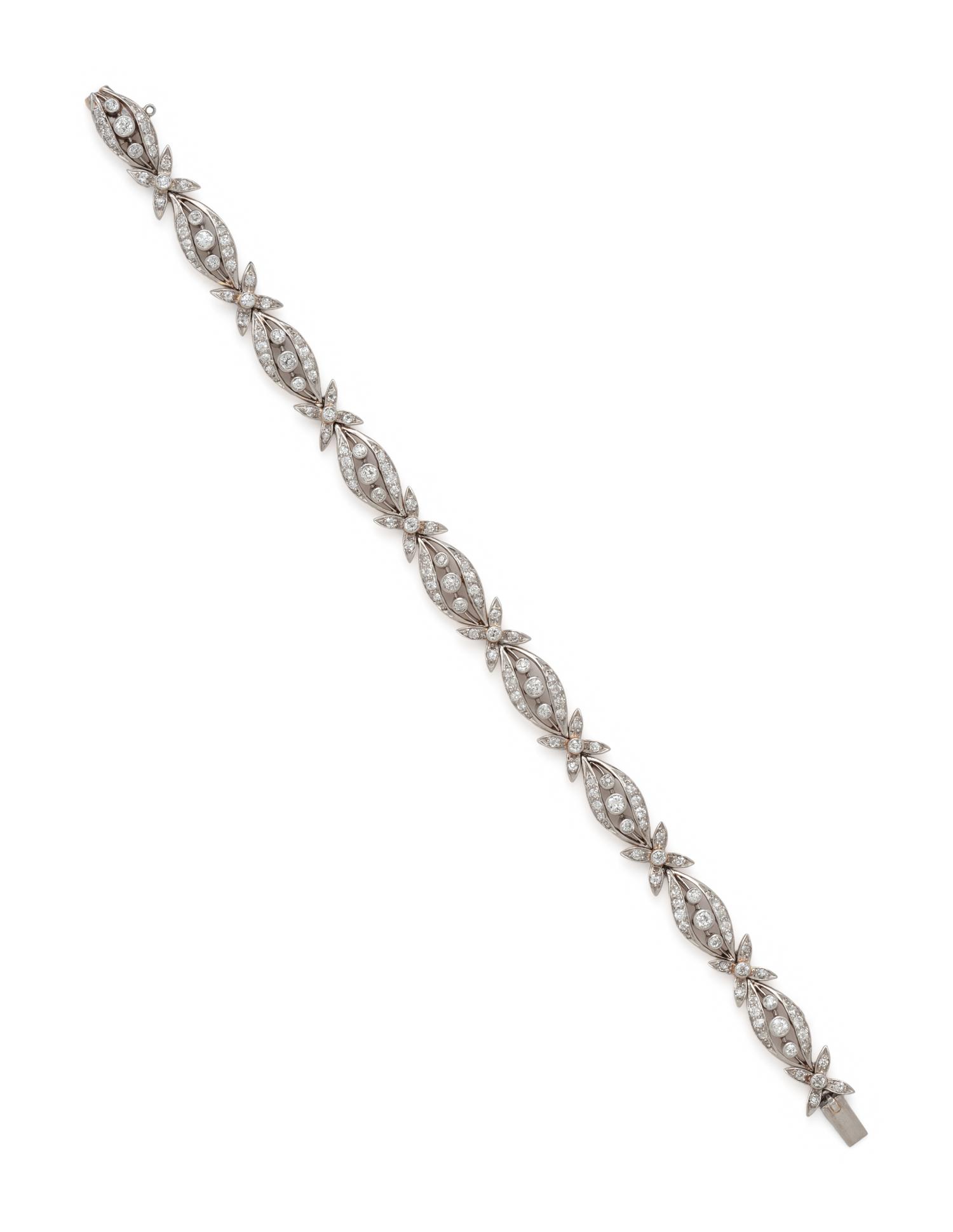 ANTIQUE, DIAMOND BRACELET