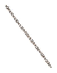 ANTIQUE, DIAMOND BRACELET