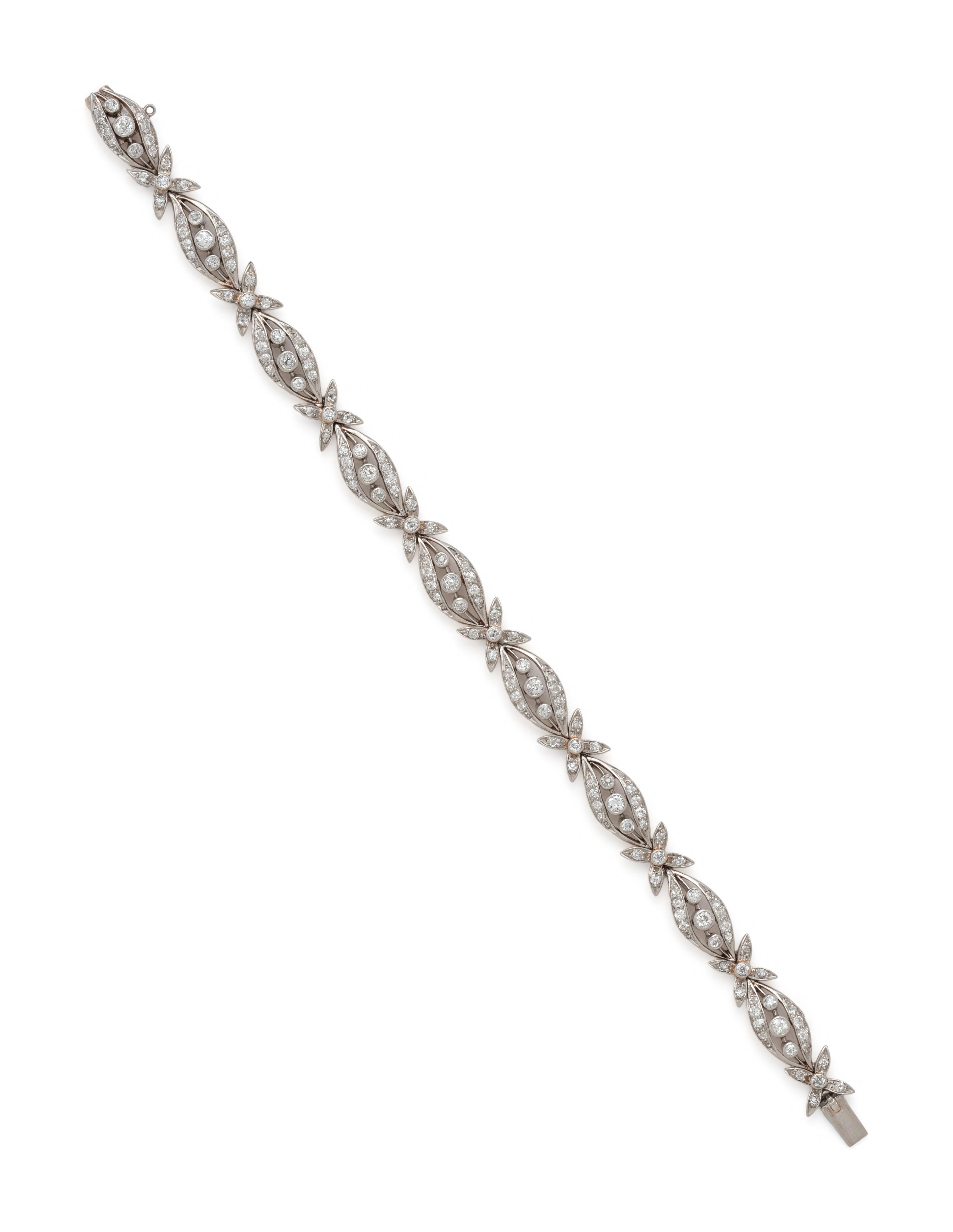 ANTIQUE, DIAMOND BRACELET