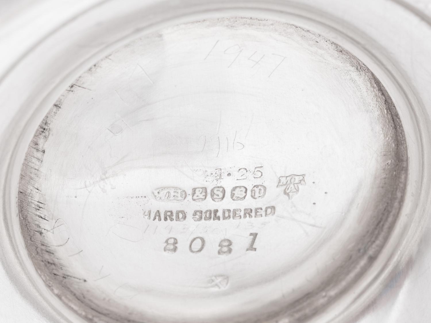 An English Silver-Plate Coffee Pot