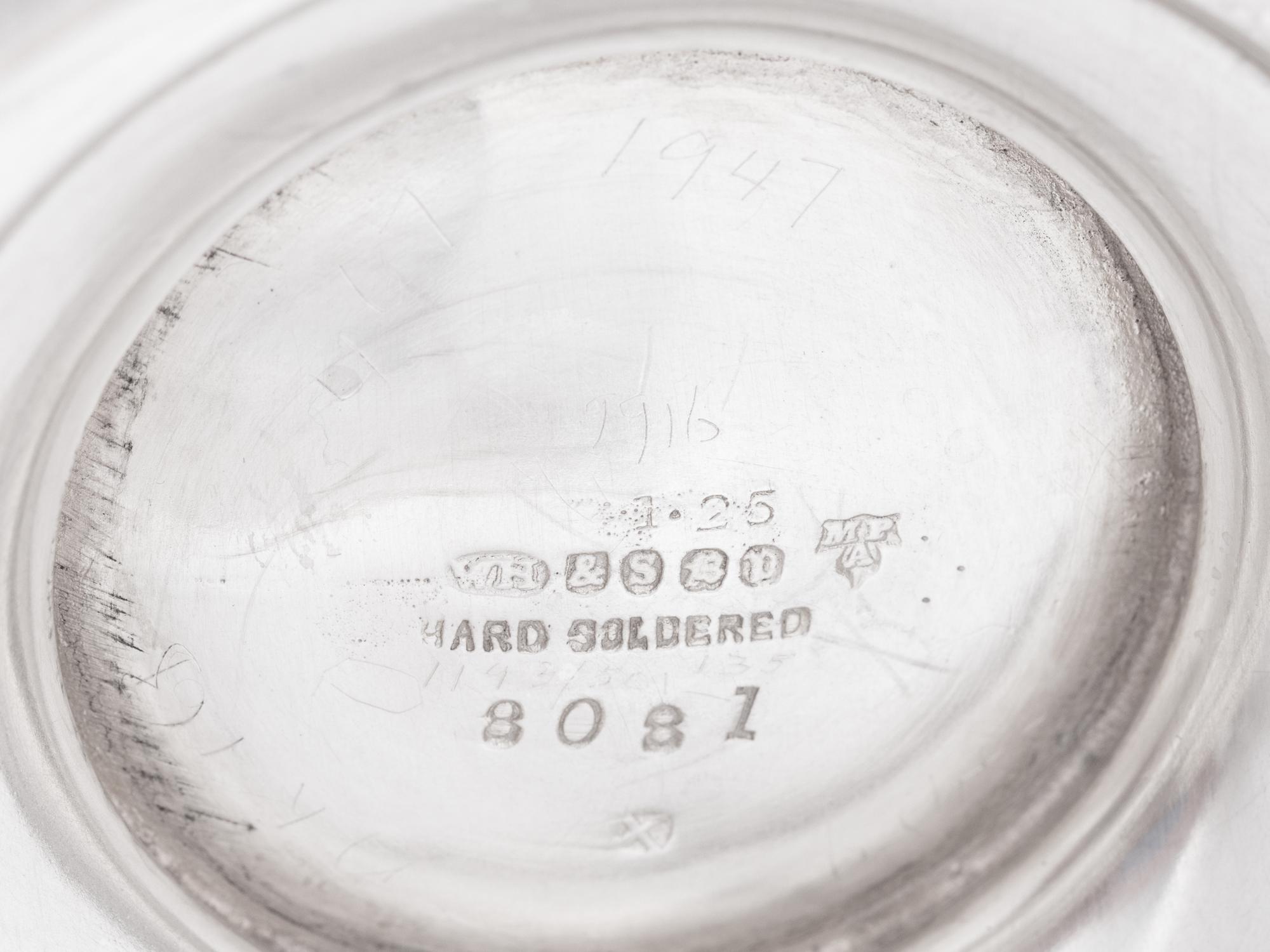An English Silver-Plate Coffee Pot