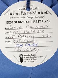 Award Winning Pottery Jar