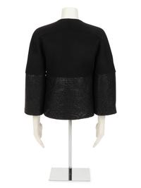 Ralph Rucci Cashmere and Embroidered Leather Jacket, Fall 2013