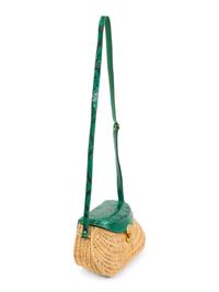 Jennifer Tattanelli Hand-Painted Python Skin Flap Bag