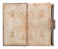 [CIVIL WAR] -- [QUANTRILL'S RAIDERS]. Diary of H.M. McCarty, editor of the Border Star at Westport, Missouri, with entries referencing 1863 clashes between Union soldiers and southern sympathizers, guerilla activity, and Quantrill's Raiders.