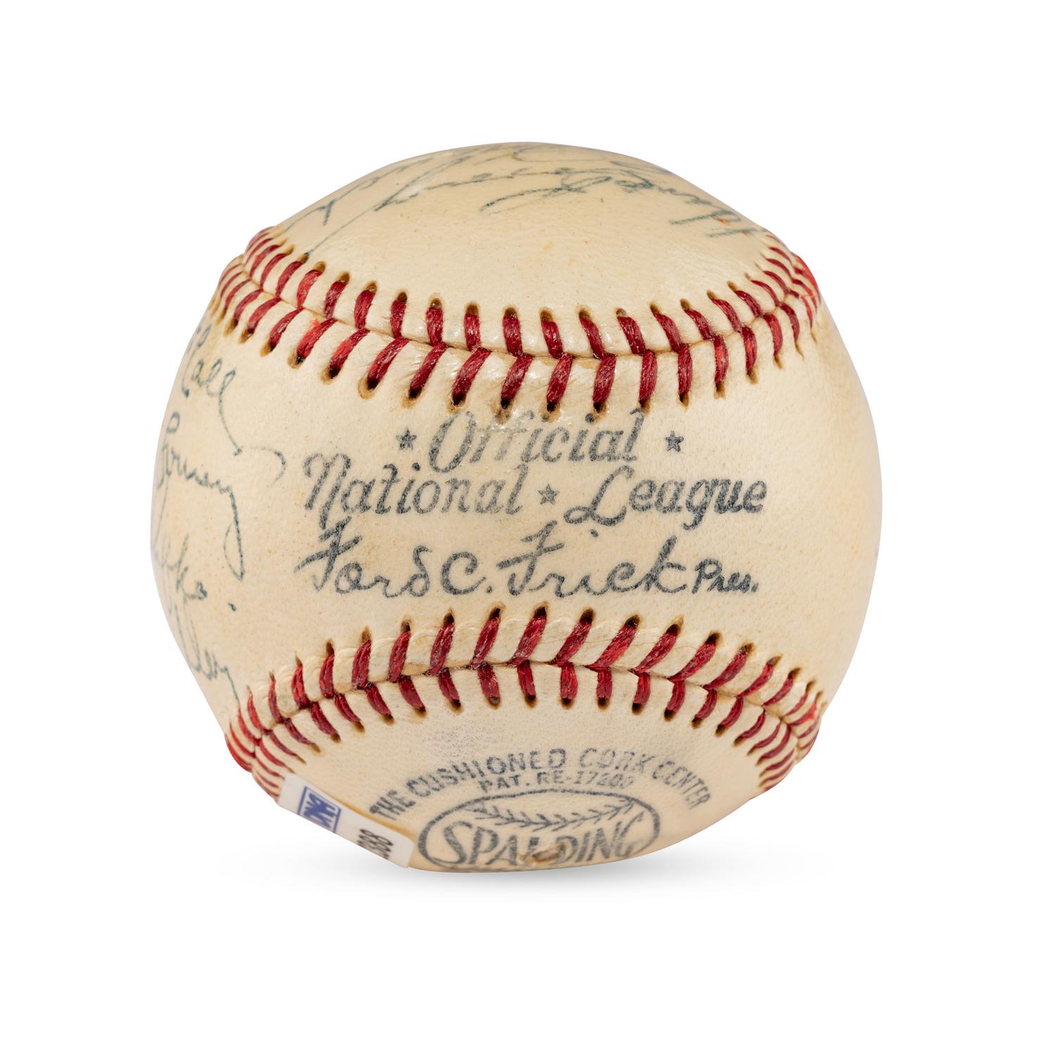 A 1948 Chicago Cubs Team Signed Autograph Baseball (PSA Sticker)