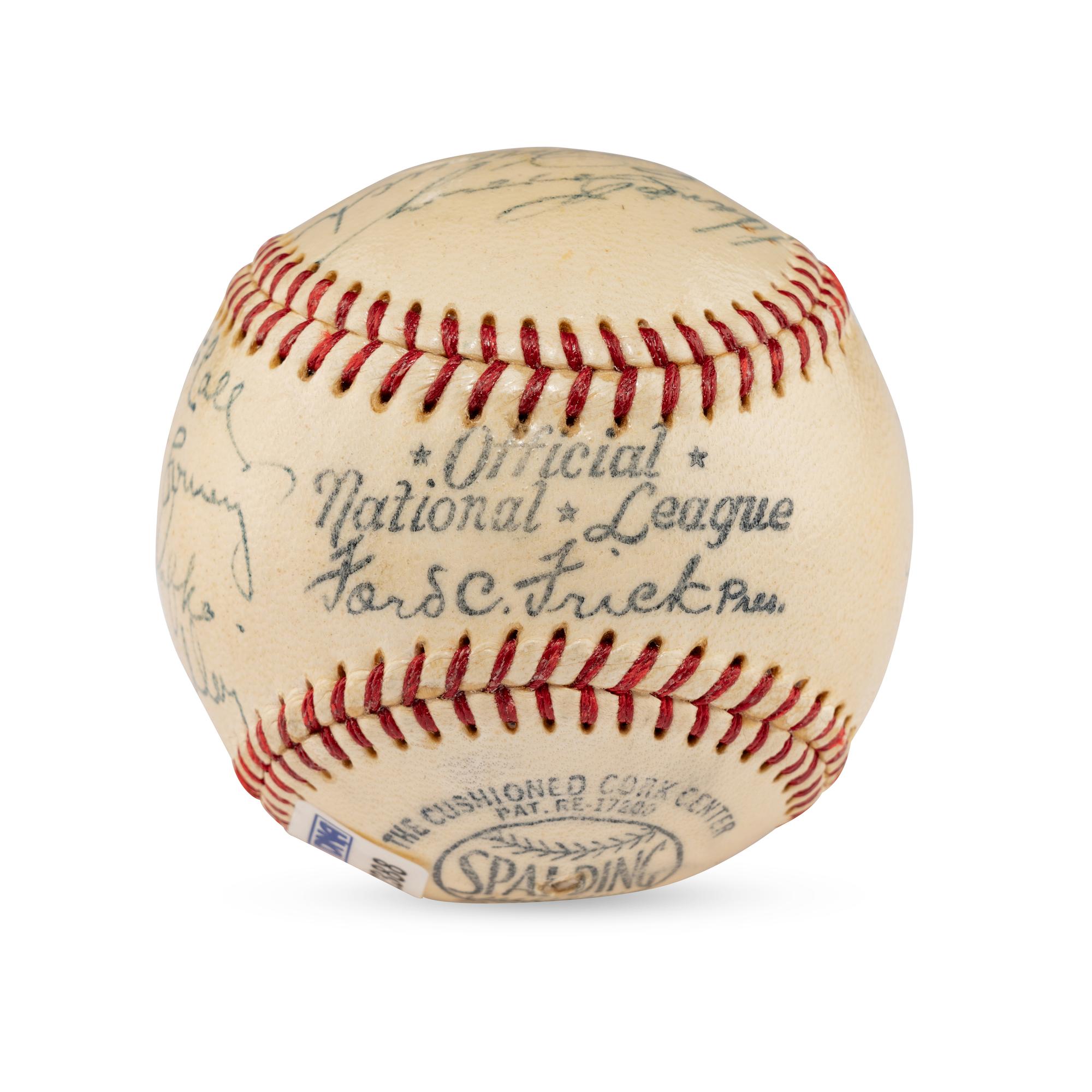 A 1948 Chicago Cubs Team Signed Autograph Baseball (PSA Sticker)