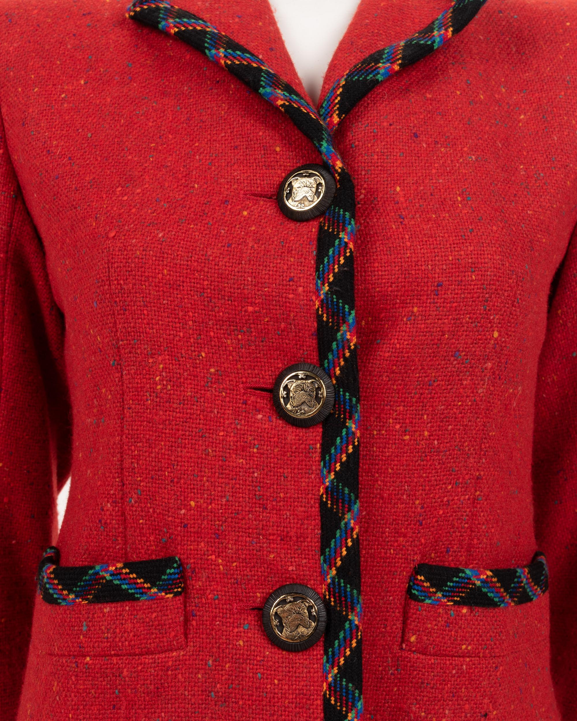 Two Designer Jackets: One Chanel and One Yves Saint Laurent, 1980s-2004