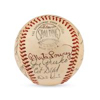 A 1954 St. Louis Cardinals Team Signed Autograph Baseball Featuring Stan Musial (Beckett Authentication Services Letter of Authenticity)