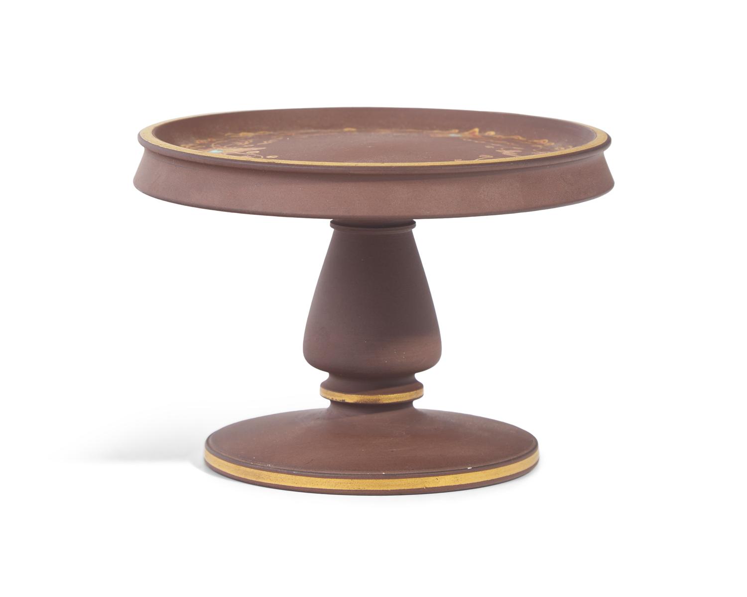 A Wedgwood Brown Jasperware Stand