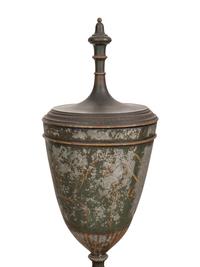 A Pair of Large Continental Tôle Urns