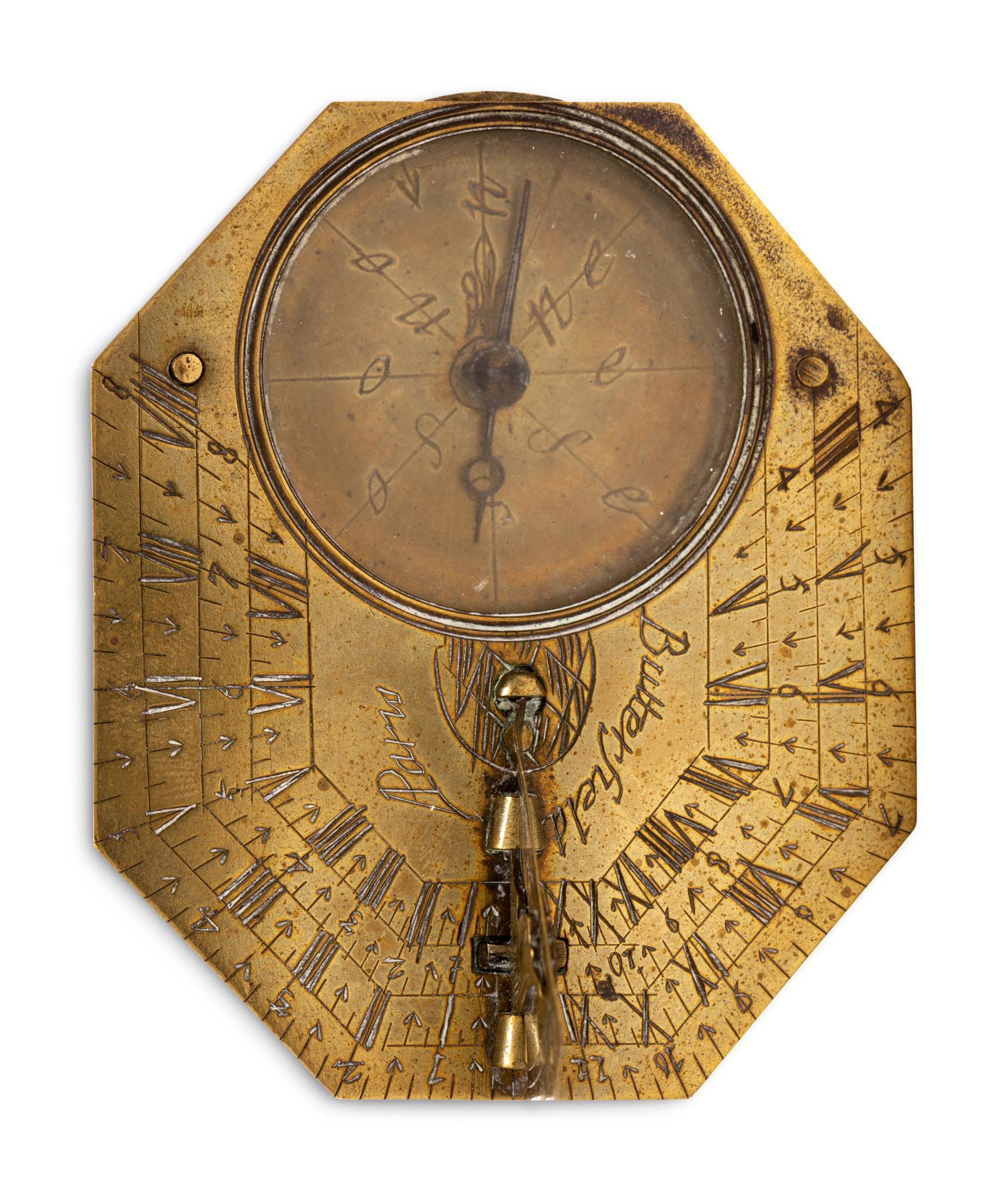 A French Brass Equinoctial Sundial