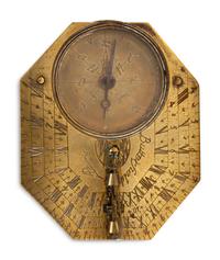 A French Brass Equinoctial Sundial