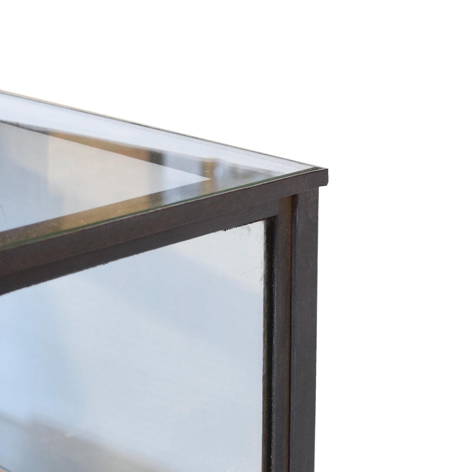 An Iron and Glass Display Case by Jose Thenee 47" D x 17.5" D x 34" H — Argentina, Circa 1930