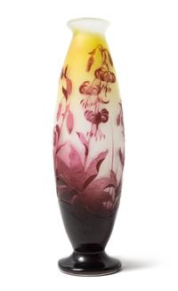 Emile Galle (French, 1846-1904), a cameo glass vase