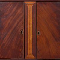 A Federal inlaid mahogany secretary desk Boston / Newburyport, MA or Coastal New Hampshire, circa 1810