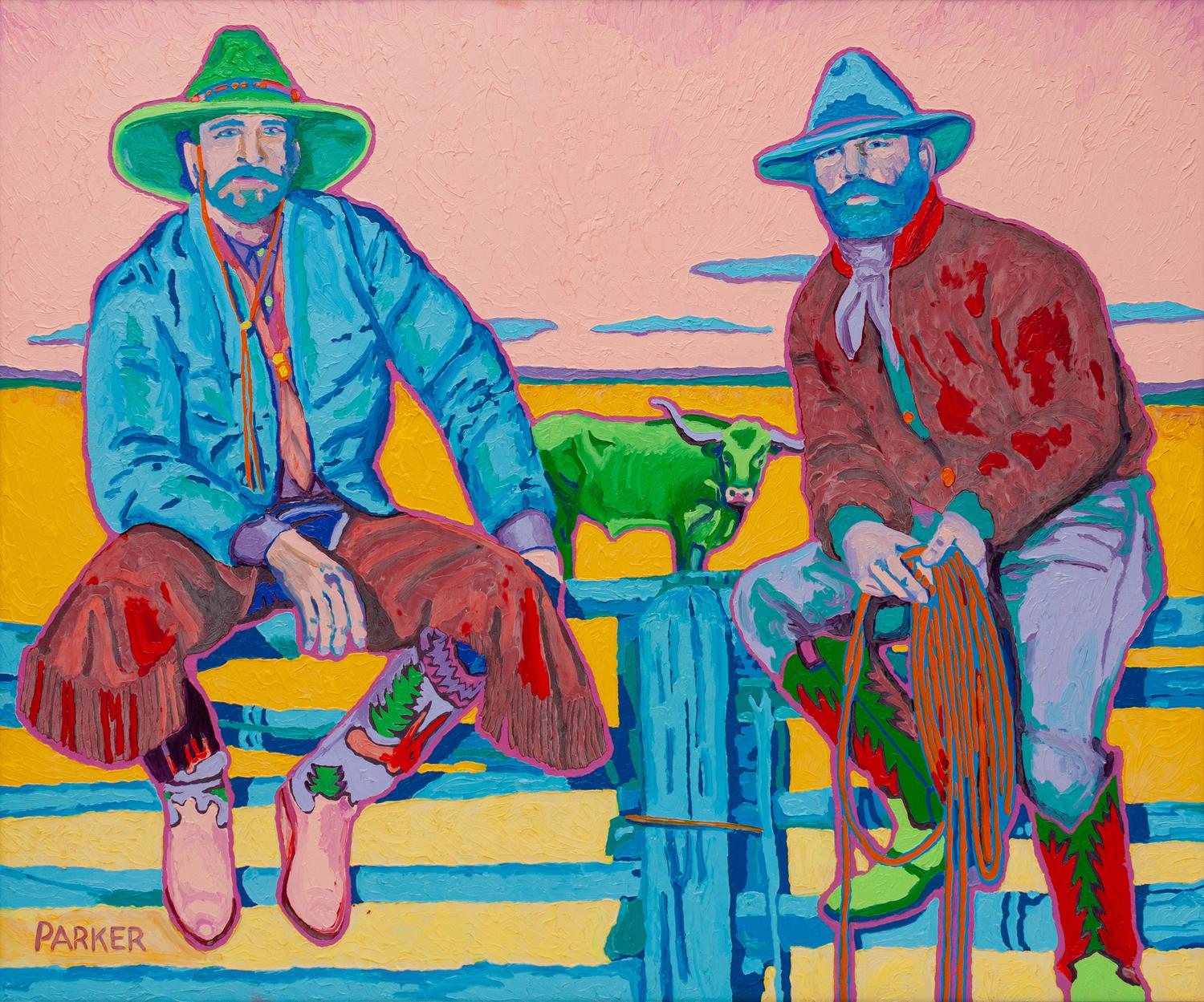 Two Guys on a Fence