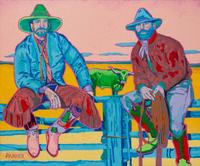 Two Guys on a Fence