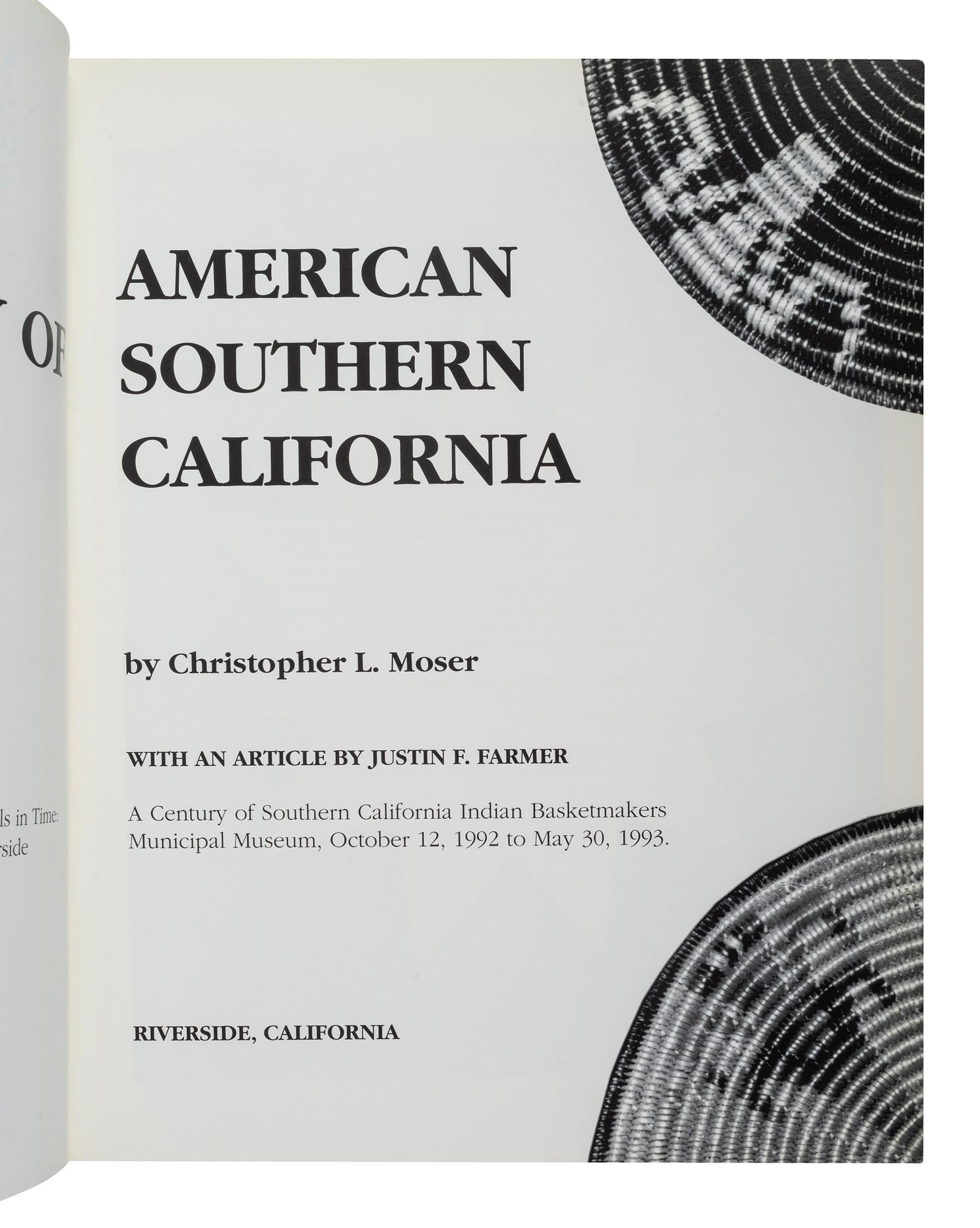 [CALIFORNIA] Book on Basketry