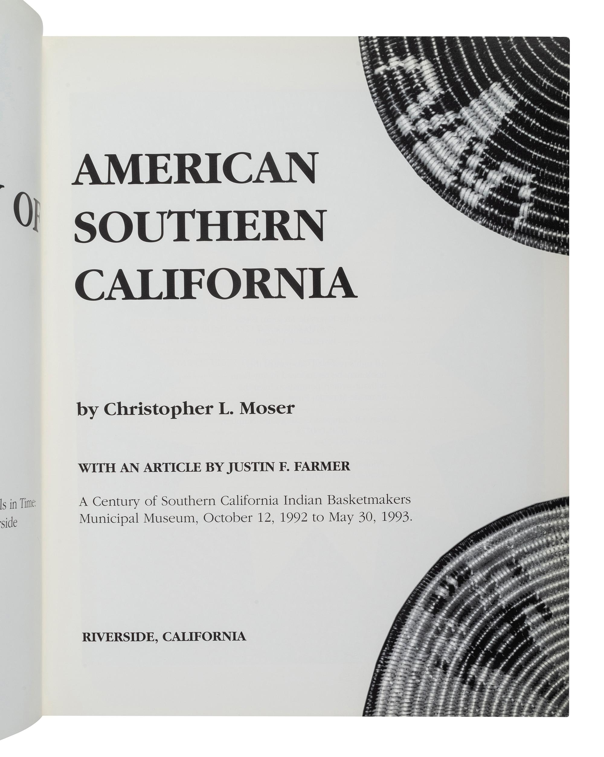 [CALIFORNIA] Book on Basketry