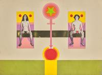 Patti Smith and Robert Mapplethorpe from ‘Tantric Garden' (Unrealized Animation) , circa 1969