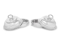 A Pair of George III Silver Covered Entrée Dishes