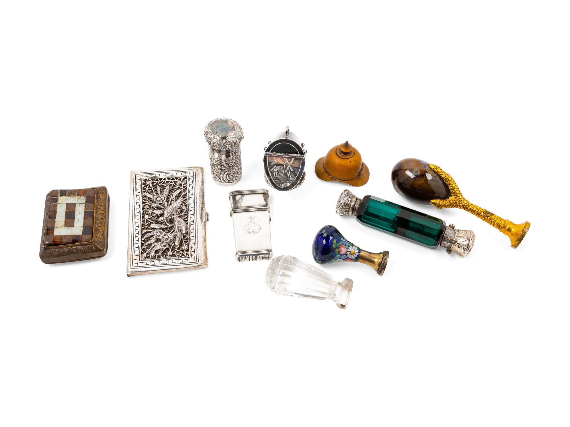A Group of Ten Decorative Desk Articles
