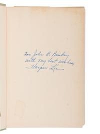 LEE, Harper (1926-2016). To Kill A Mockingbird . Philadelphia & New York: J.B. Lippincott Company, 1960.
