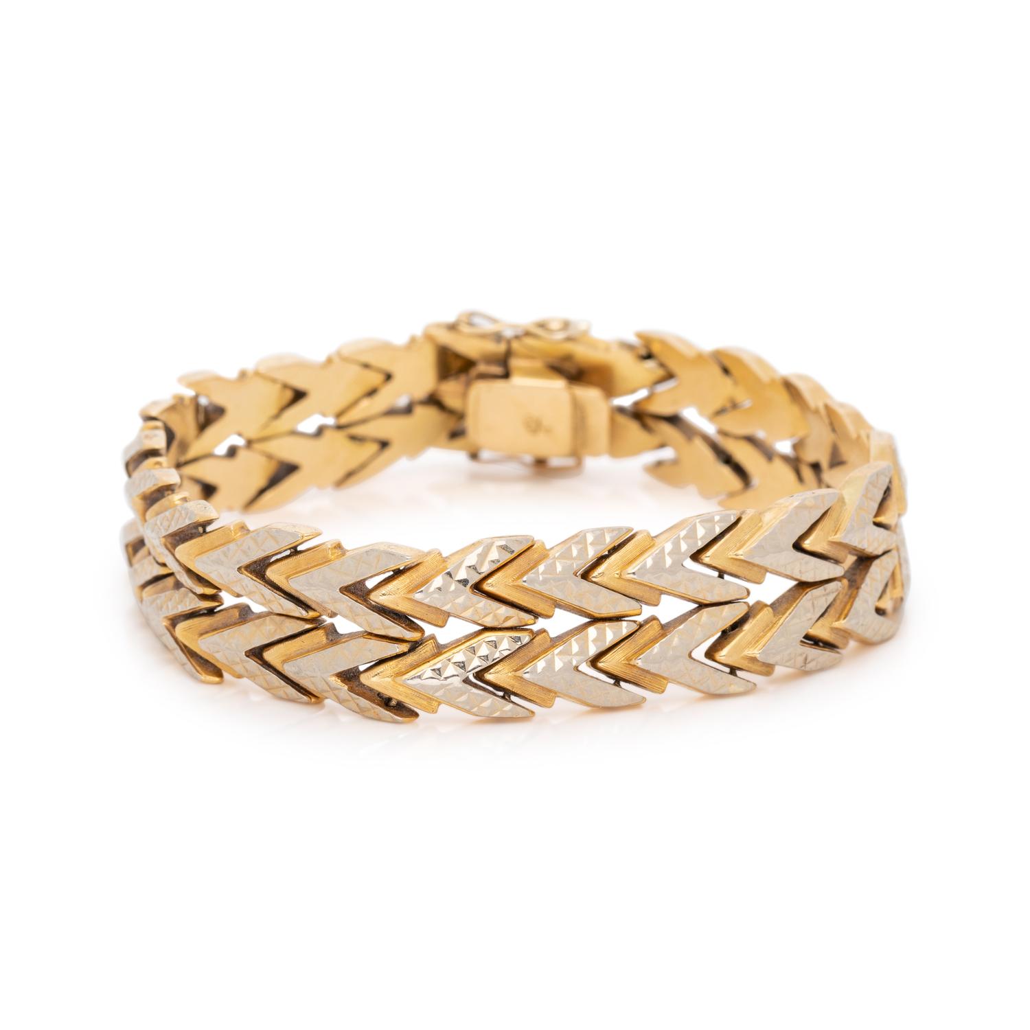 BICOLOR GOLD BRACELET
