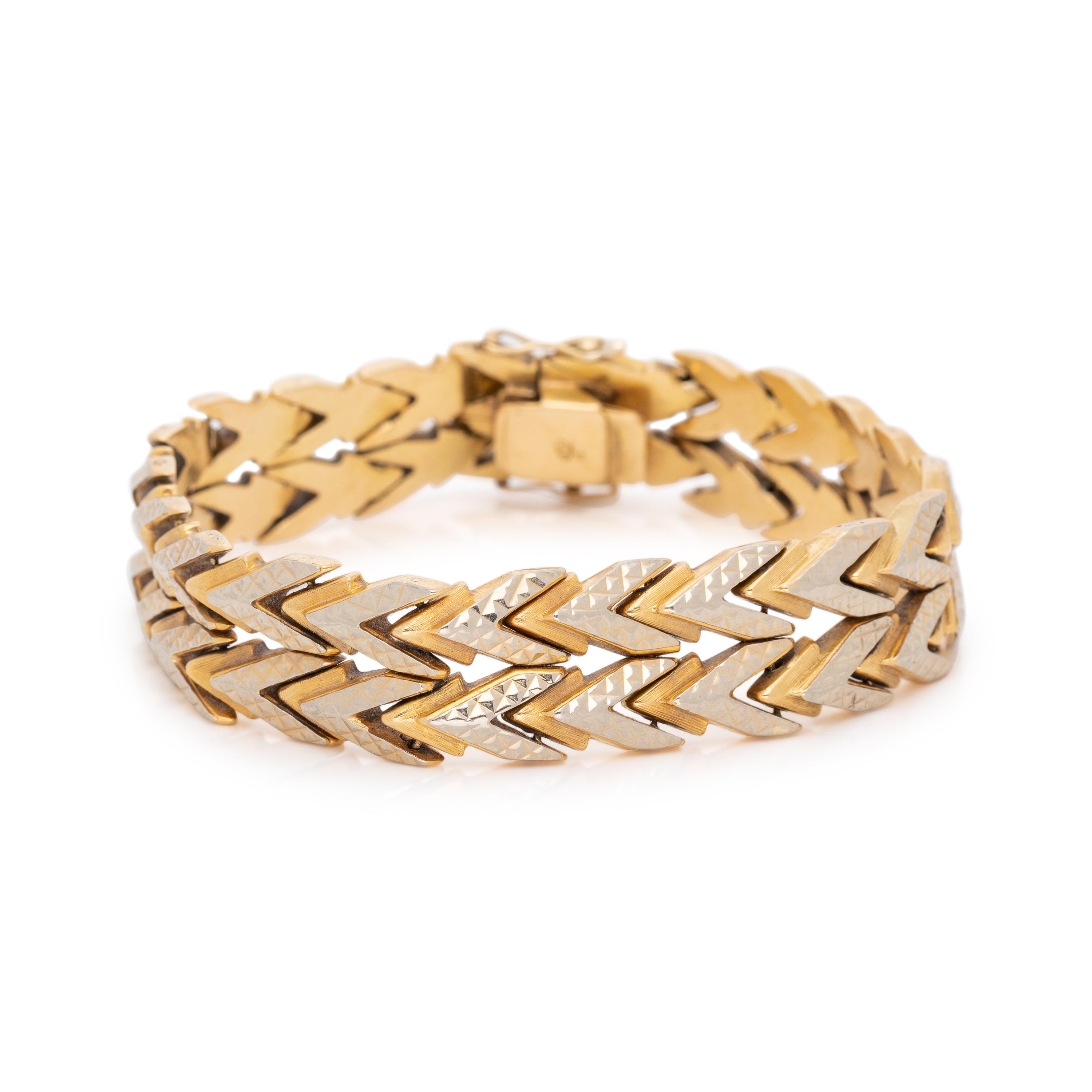 BICOLOR GOLD BRACELET