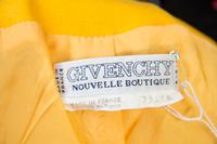A Givenchy Yellow Linen Pant Suit,