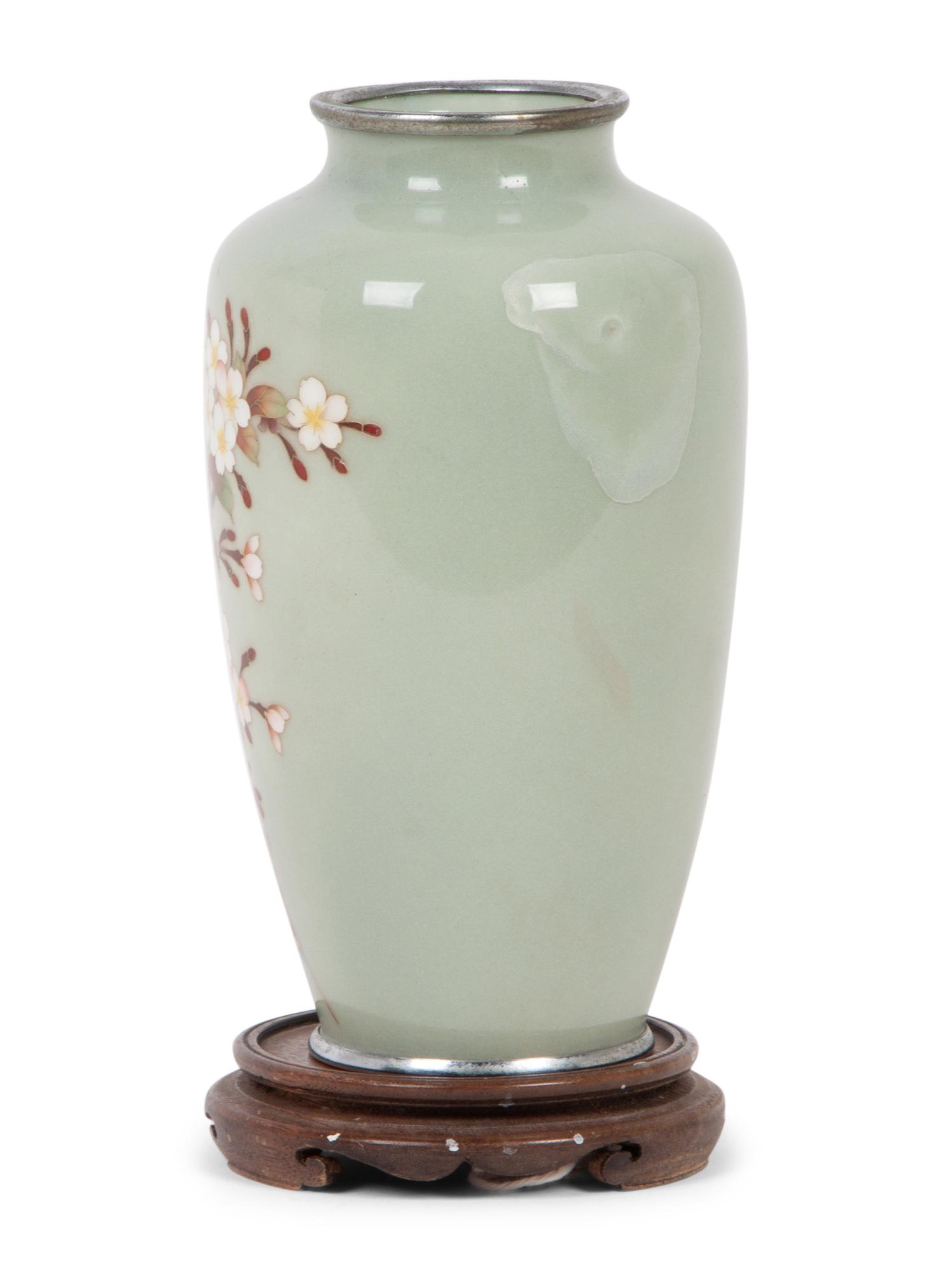 Two Japanese Cloisonné Vases
