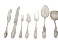 An American Silver Partial Flatware Service