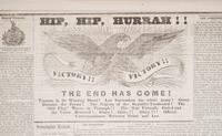 [CIVIL WAR]. 4 war-date newspapers, incl. capture of Fort Sumter and Lee's surrender at Appomattox.