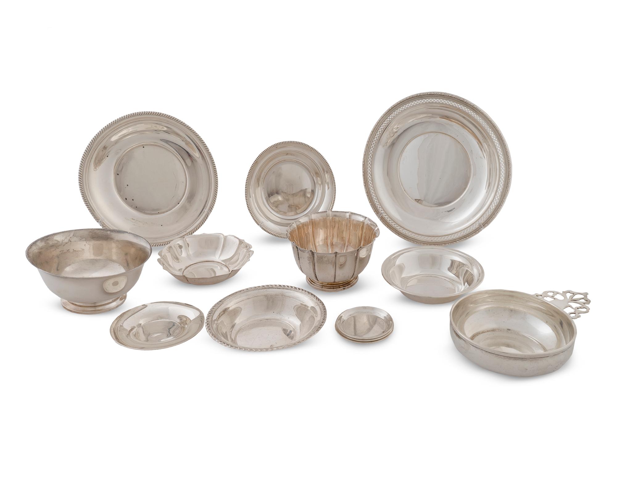 Thirteen Miscellaneous American Silver Articles — 20TH CENTURY