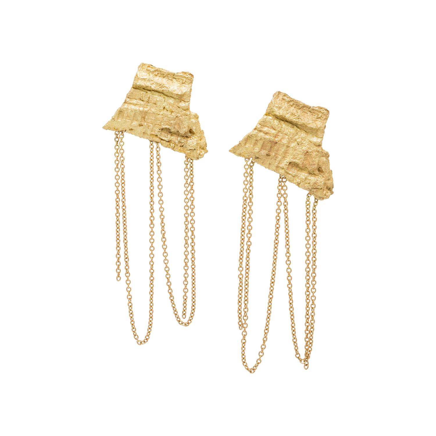 YELLOW GOLD EARRINGS