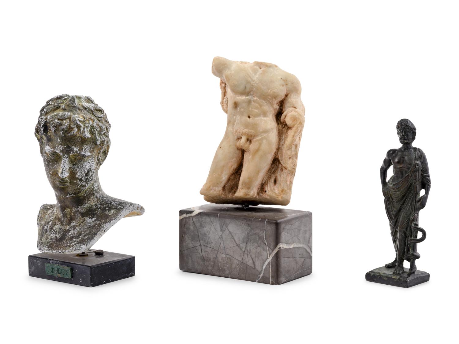 Three Graeco-Roman Style Sculptures