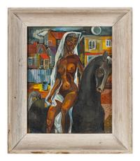 Nude on Horse , c. 1950's