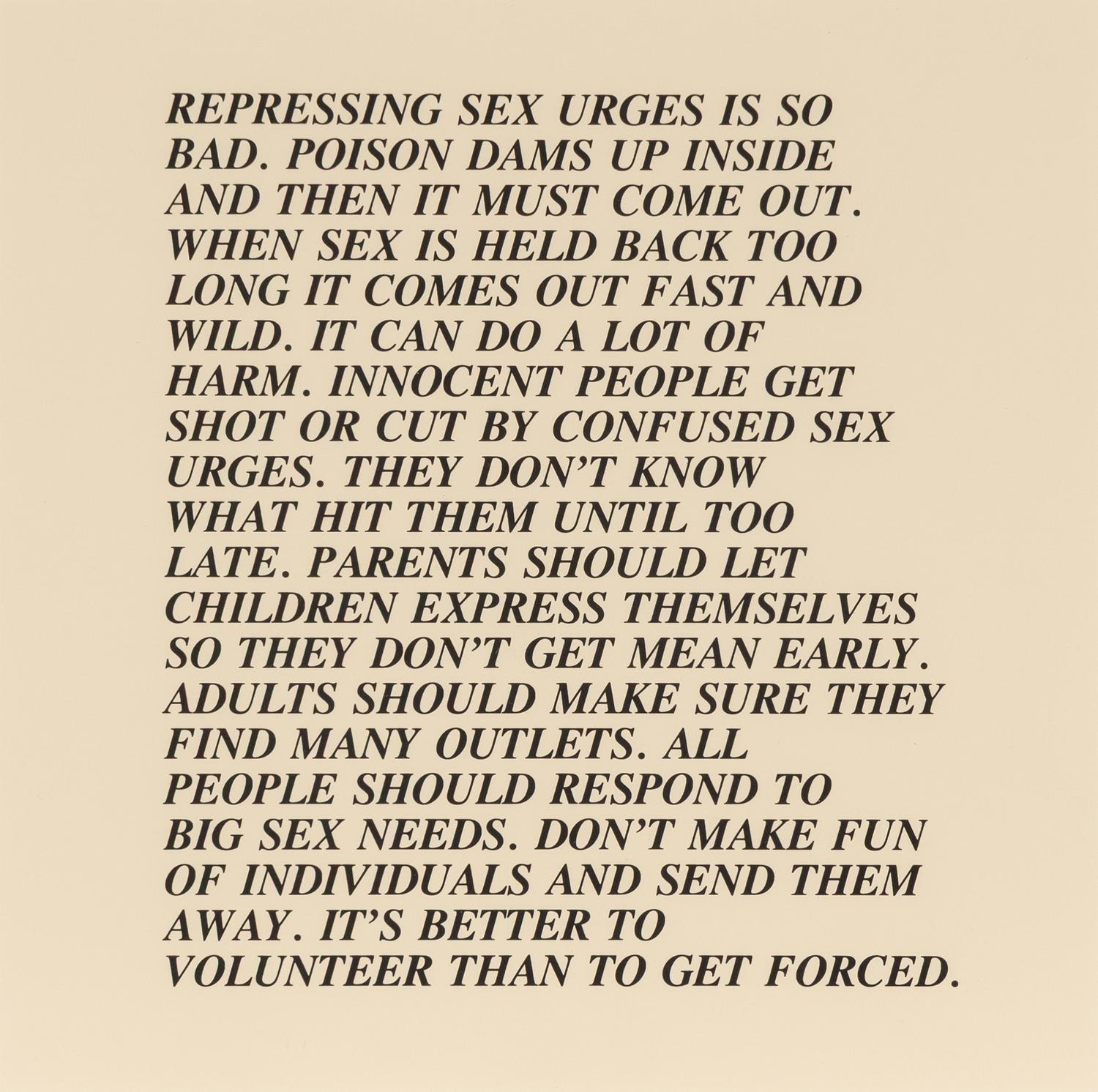 Jenny Holzer (American, b. 1950) — Inflammatory Essays (set of twelve), 1979-82