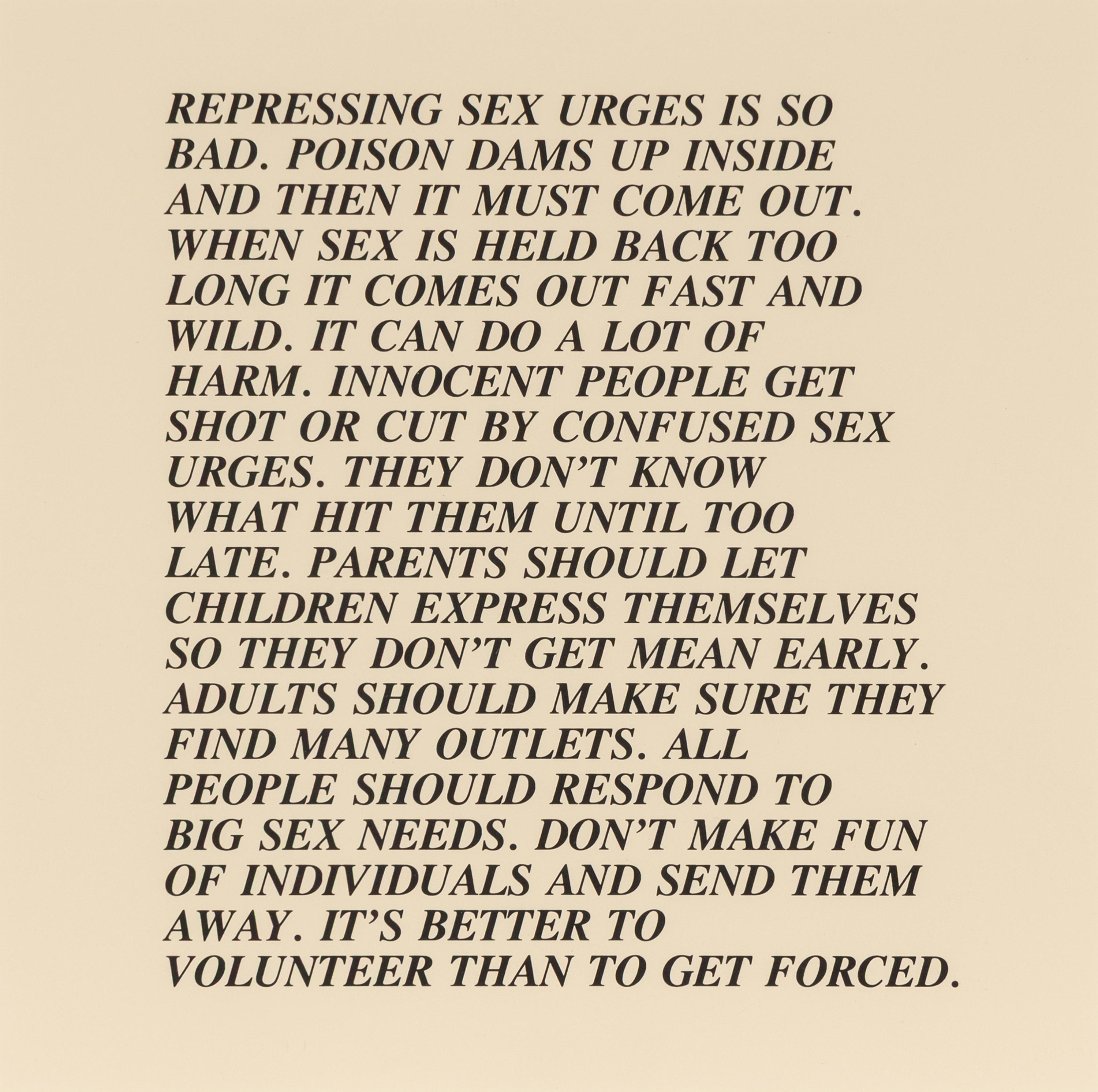 Jenny Holzer (American, b. 1950) — Inflammatory Essays (set of twelve), 1979-82