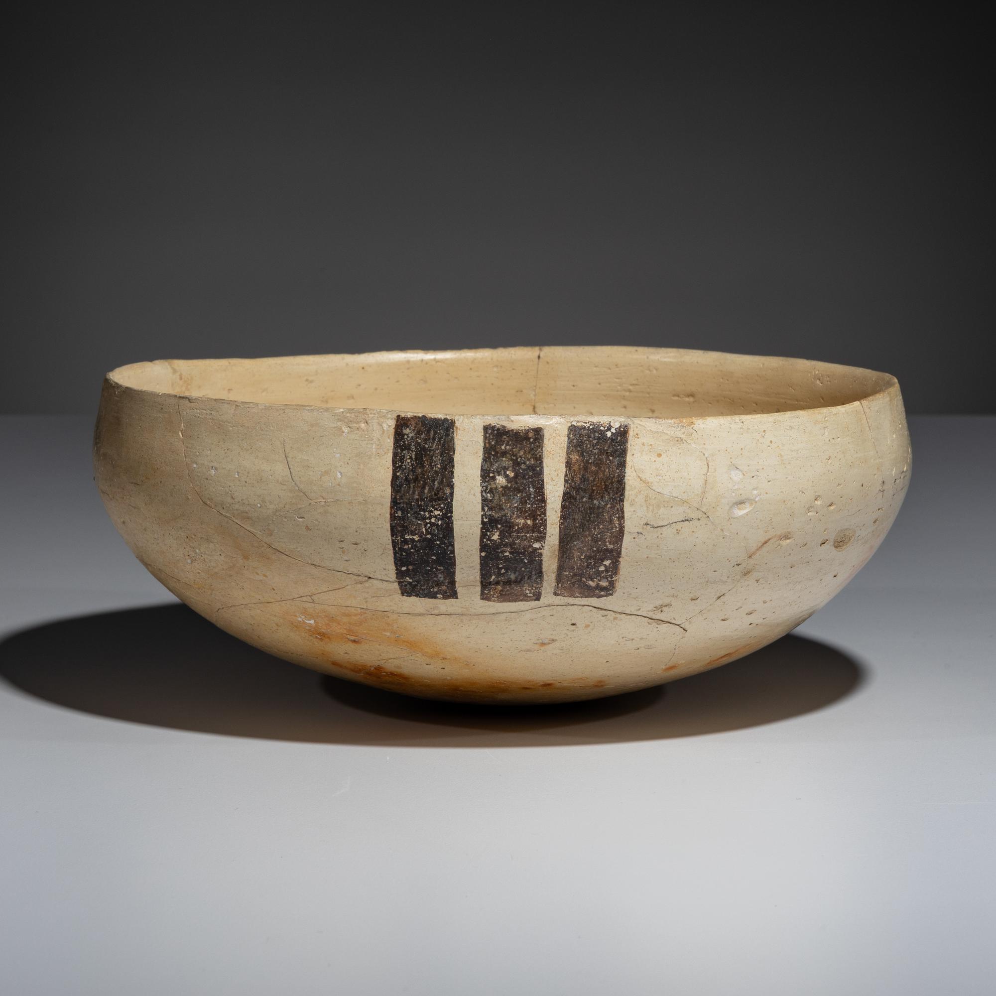 Ancestral Pueblo, Sikyatki Polychrome Pottery Bowl, with Abstract Parrot