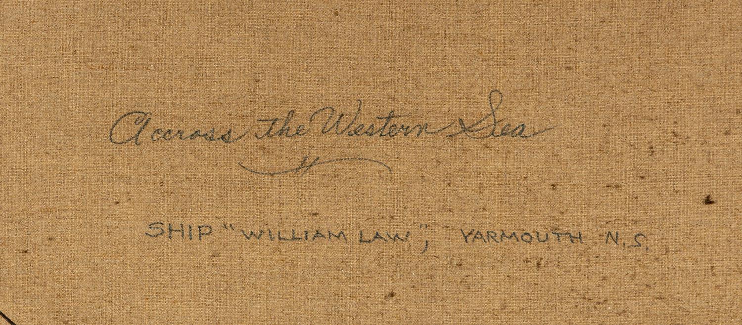 Across the Western Sea (Ship William Law, Yarmouth, N.S.)