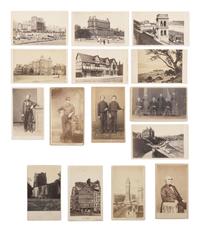 [EARLY PHOTOGRAPHY]. Large selection of 19th-early 20th century photographs and cases.