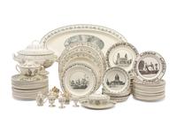 A Large and Extensive Creil Montereau Dinner Service